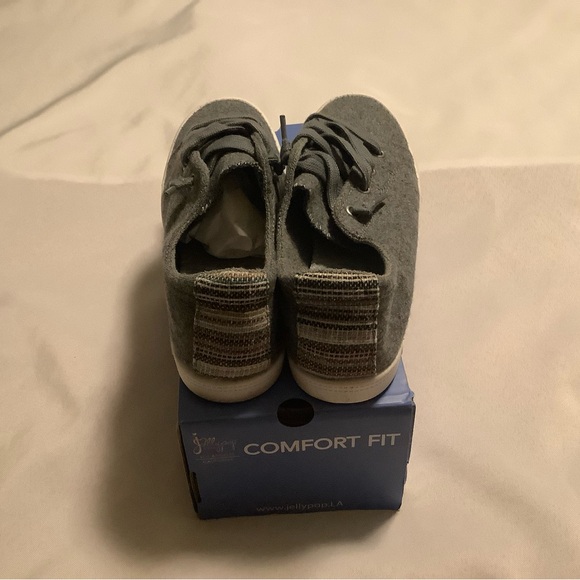 Jellypop Dallas lace up gray flannel sneaker 7.5 new - Picture 11 of 14